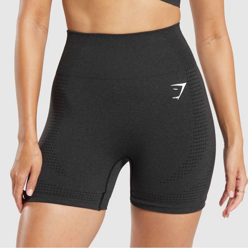 GYMSHARK Vital Seamless 2.0 shorts - Black Marl